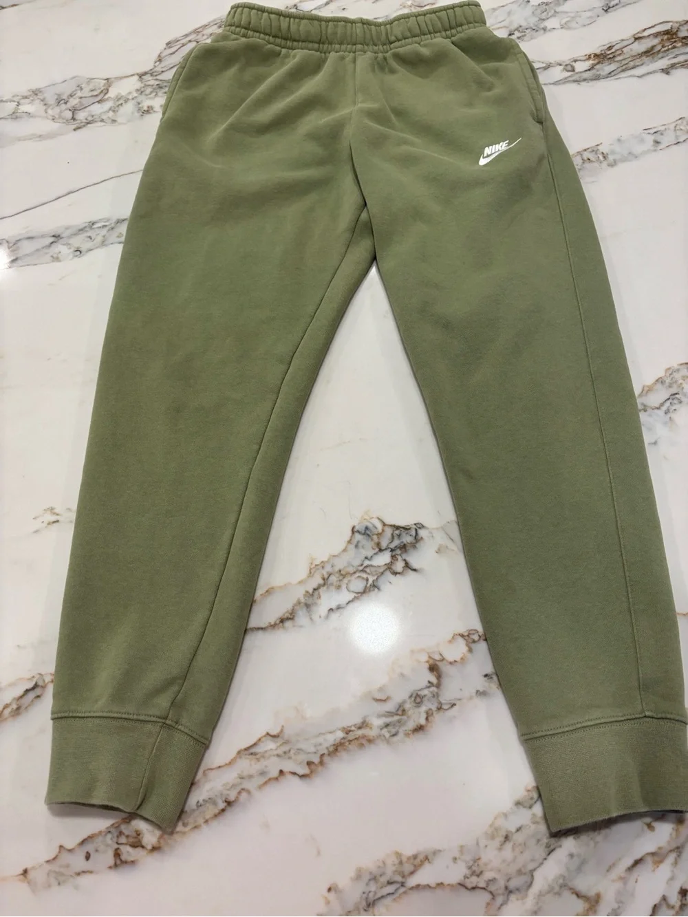 Nike Men’s Olive Green Fleece Joggers